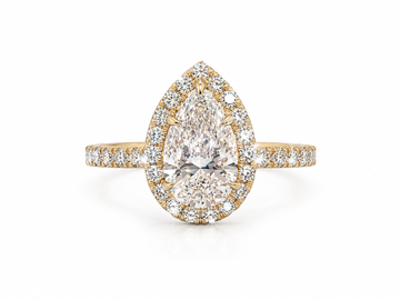 1.52 Ct Pear Lab-Grown Diamond Ring