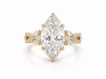 4.00 Ct Marquise Lab-Grown Diamond Ring