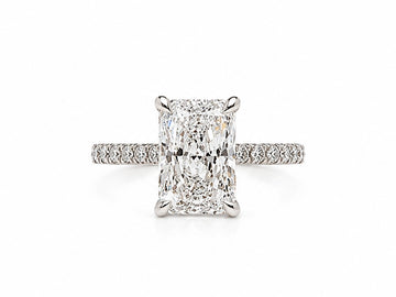3.01 Ct Radiant Lab-Grown Diamond Ring