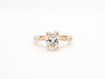 3.01 Ct Oval Lab-Grown Diamond Ring