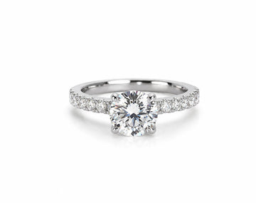 1.02 Ct Round Lab-Grown Diamond Ring